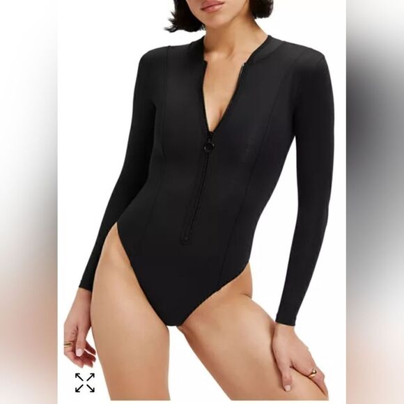 Good American Scuba Rash Guard Swimsuit size 4XL(7) - Picture 4 of 10